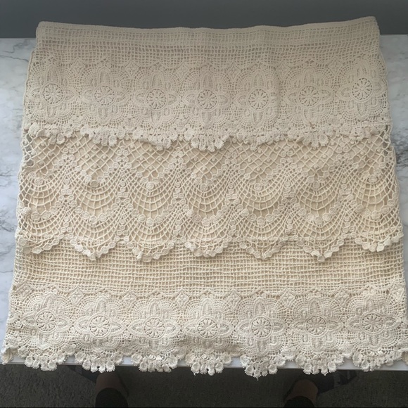 Boho lace / crochet skirt - Picture 1 of 7
